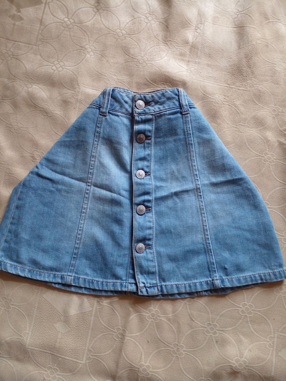 Women | Mini denim skirt with buttons